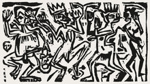 Load image into Gallery viewer, Die Irren III Artwork Print Wall Mural. Famous artwork (1912–1923) by Ernst Ludwig Kirchner. #6349
