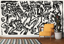 Load image into Gallery viewer, Die Irren III Artwork Print Wall Mural. Famous artwork (1912–1923) by Ernst Ludwig Kirchner. #6349
