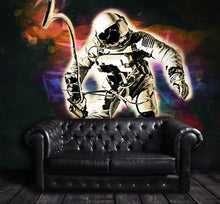 Cargar imagen en el visor de la galería, Astronaut Flowing in Space Wall Mural. NASA photo of Astronaut Edward H. White II in space. Peel and Stick Wallpaper. #6359
