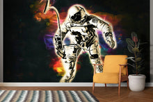 Cargar imagen en el visor de la galería, Astronaut Flowing in Space Wall Mural. NASA photo of Astronaut Edward H. White II in space. Peel and Stick Wallpaper. #6359
