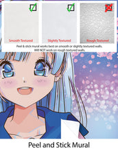 Load image into Gallery viewer, Cute Girl Anime Wall Mural. Japanese Style Animation Design. #6360
