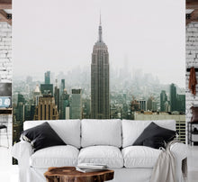 Cargar imagen en el visor de la galería, Empire State Building NYC Wall Mural. New York City Skyscrapers Peel and Stick Wallpaper. #6407
