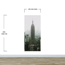 Cargar imagen en el visor de la galería, Empire State Building NYC Wall Mural. New York City Skyscrapers Peel and Stick Wallpaper. #6407
