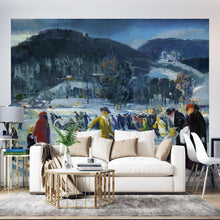 Cargar imagen en el visor de la galería, Love of Winter Famous Painting Wall Mural. Painting by George Wesley Bellows. #6419
