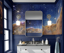 Load image into Gallery viewer, Cosmic Cliffs in the Carina Nebula Photo (NIRCam Image) from NASA, ESA, CSA, STScI. Galaxy Nebula Space Wall Mural | Peel and Stick Wallpaper.  #6421
