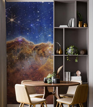 Load image into Gallery viewer, Cosmic Cliffs in the Carina Nebula Photo (NIRCam Image) from NASA, ESA, CSA, STScI. Galaxy Nebula Space Wall Mural | Peel and Stick Wallpaper.  #6421
