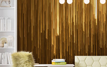 Cargar imagen en el visor de la galería, Vertical Streaks of Light Wall Mural. Abstract Glowing Vertical Lines Wallpaper. #6425
