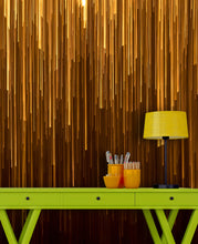 Load image into Gallery viewer, Vertical Streaks of Light Wall Mural. Abstract Glowing Vertical Lines Wallpaper. #6425
