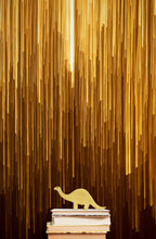 Load image into Gallery viewer, Vertical Streaks of Light Wall Mural. Abstract Glowing Vertical Lines Wallpaper. #6425
