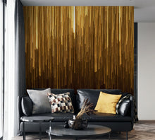 Cargar imagen en el visor de la galería, Vertical Streaks of Light Wall Mural. Abstract Glowing Vertical Lines Wallpaper. #6425
