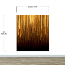 Cargar imagen en el visor de la galería, Vertical Streaks of Light Wall Mural. Abstract Glowing Vertical Lines Wallpaper. #6425
