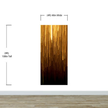 Load image into Gallery viewer, Vertical Streaks of Light Wall Mural. Abstract Glowing Vertical Lines Wallpaper. #6425
