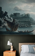 Load image into Gallery viewer, The Island of Tortosa from Views in the Ottoman Dominions Illustration Wall Mural. Sailing through the Mediterranean Islands. #6457
