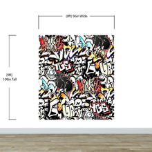 Carregar imagem no visualizador da galeria, Graffiti Art Wall Mural. Street Art Urban Theme Artwork. #6462
