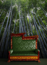 Carregar imagem no visualizador da galeria, Tall Bamboo Tree Forest Wall Mural. Peaceful, Serenity, Zen Background Wallpaper. #6463
