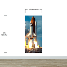 Cargar imagen en el visor de la galería, Space Shuttle Wall Mural Wallpaper. NASA Theme Wall Decor. #6470
