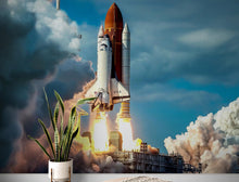 Load image into Gallery viewer, Space Shuttle Wall Mural Wallpaper. NASA Theme Wall Decor. #6470
