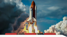 Cargar imagen en el visor de la galería, Space Shuttle Wall Mural Wallpaper. NASA Theme Wall Decor. #6470
