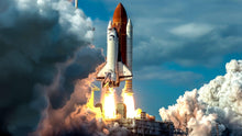 Cargar imagen en el visor de la galería, Space Shuttle Wall Mural Wallpaper. NASA Theme Wall Decor. #6470
