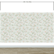 Cargar imagen en el visor de la galería, White Magnolia Wall Mural Peel and Stick Wallpaper. #6477
