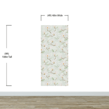 Cargar imagen en el visor de la galería, White Magnolia Wall Mural Peel and Stick Wallpaper. #6477
