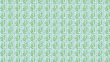 Load image into Gallery viewer, Eucalyptus Wallpaper. Farmhouse Decor Peel and Stick Wall Mural. Blue and Green Colors. #6482
