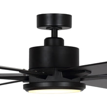 Load image into Gallery viewer, 65&quot; Amold Industrial Downrod Mount Ceiling Fan with Lighting and Remote Control
