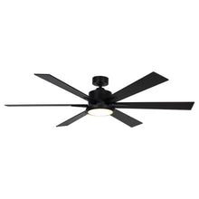 Cargar imagen en el visor de la galería, 65&quot; Amold Industrial Downrod Mount Ceiling Fan with Lighting and Remote Control
