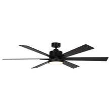 Load image into Gallery viewer, 65&quot; Amold Industrial Downrod Mount Ceiling Fan with Lighting and Remote Control
