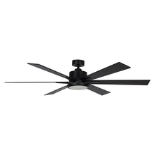 Cargar imagen en el visor de la galería, 65&quot; Amold Industrial Downrod Mount Ceiling Fan with Lighting and Remote Control
