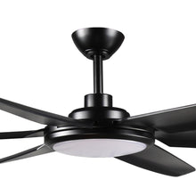 Cargar imagen en el visor de la galería, 65&quot; Industrial DC Motor Downrod Mount Ceiling Fan with Lighting and Remote Control
