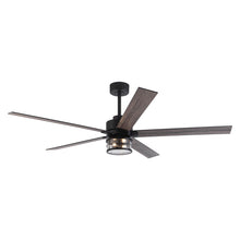 Load image into Gallery viewer, 65&quot; Modern Reversible Ceiling Fan with Lighting and Remote Control
