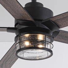 Load image into Gallery viewer, 65&quot; Modern Reversible Ceiling Fan with Lighting and Remote Control
