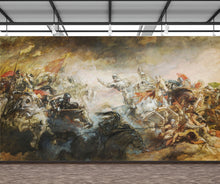 Cargar imagen en el visor de la galería, The Phantom Horseman Antique Painting Wallpaper. Peel and Stick Wallpaper. #6510
