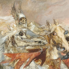 Load image into Gallery viewer, The Phantom Horseman Antique Painting Wallpaper. Peel and Stick Wallpaper. #6510
