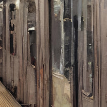 Load image into Gallery viewer, Brooklyn Art Wallpaper. Subway 6 Train Peel and Stick Wall Mural #6516
