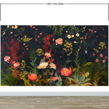 Cargar imagen en el visor de la galería, Chinoiserie Flowers Wallpaper. Asian Wall Art Mural #6517
