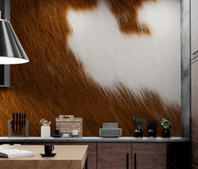 Load image into Gallery viewer, Country-Style Cowhide Wallpaper for Rustic Home Decor. #6541
