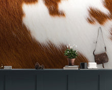 Load image into Gallery viewer, Country-Style Cowhide Wallpaper for Rustic Home Decor. #6541
