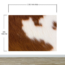 Cargar imagen en el visor de la galería, Country-Style Cowhide Wallpaper for Rustic Home Decor. #6541
