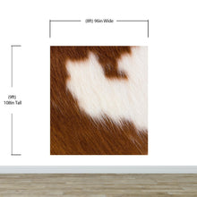 Load image into Gallery viewer, Country-Style Cowhide Wallpaper for Rustic Home Decor. #6541
