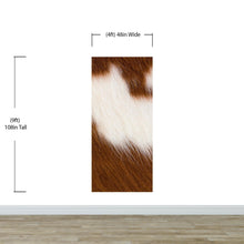 Load image into Gallery viewer, Country-Style Cowhide Wallpaper for Rustic Home Decor. #6541
