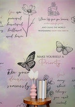 Cargar imagen en el visor de la galería, Affirmation Quote Wallpaper. Self Care Meditation Quote Bedroom Decor. #6545
