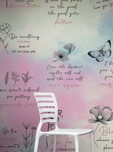 Cargar imagen en el visor de la galería, Affirmation Quote Wallpaper. Self Care Meditation Quote Bedroom Decor. #6545
