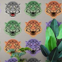 Carregar imagem no visualizador da galeria, Asian Tiger Wallpaper Peel and Stick Wall Mural. #6573
