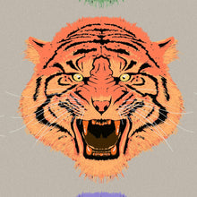 Cargar imagen en el visor de la galería, Asian Tiger Wallpaper Peel and Stick Wall Mural. #6573
