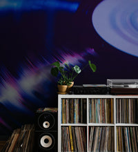 Cargar imagen en el visor de la galería, Music Wallpaper - Purple Violet Album Wall Art Mural - Peel and Stick Decor #6599
