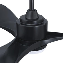 Cargar imagen en el visor de la galería, 66&quot; Misael Propeller Industrial DC Motor Downrod Mount Reversible Ceiling Fan with LED Lighting and Remote Control
