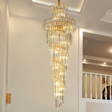 Load image into Gallery viewer, Alluring Golden Majesty Crystal Chandelier
