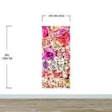 Cargar imagen en el visor de la galería, Vibrant Floral Bliss Wallpaper Mural - Colorful Roses and Flower Arrangements #6602
